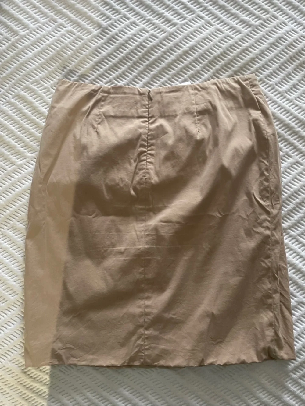 GUNEX Brunello Cucinelli skirt/neutral/mini/beige US 6/FR38/one pocket
